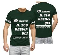 Maglietta Personalizzata per Uomini e Donne in Grande quantità t Shirt Personalizzate Crea Il Tuo Maglia Aggiungi Immagini Foto o Testi Magliette Personalizzabile per Regali