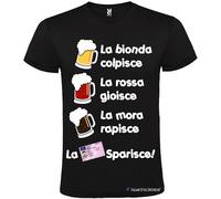 Maglietta Personalizzata Uomo Birra la Patente Sparisce