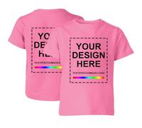 Maglietta Personalizzata Uomo Donna - Magliette Personalizzate Uomo Donna T-shirt Personalizzate Fronte Retro Progettare la Propria Camicia Aggiungi Logo/Foto/Testo Ideale per Il Lavoro e Idea Regalo