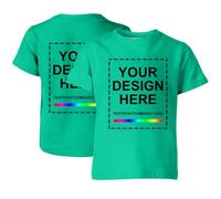 Maglietta Personalizzata Uomo Donna - Magliette Personalizzate Uomo Donna T-shirt Personalizzate Fronte Retro Progettare la Propria Camicia Aggiungi Logo/Foto/Testo Ideale per Il Lavoro e Idea Regalo