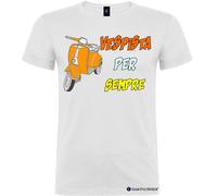 Maglietta personalizzata vespista per sempre vespa 50 special