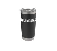 Maglietta pi-lingual divertente con scritta sarcastica nerd matematica Bicchiere termico in acciaio inox doppia parete