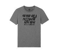 Maglietta più Buio Che A Mezzanotte Non Viene Motto Battaglione Nuotatori Paracadutisti N.P. Decima Flottiglia mas T-Shirt (Bunker Grey, L)
