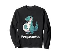 Maglietta Pregasaurus Rex Gravidanza Mamma Incinta Est 2025 Donna Felpa