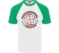 Maglietta Professionale Da Baseball S/S Divertente Per Uomini Sudoku