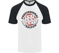 Maglietta Professionale Da Baseball S/S Divertente Per Uomini Sudoku