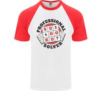 Maglietta Professionale Da Baseball S/S Divertente Per Uomini Sudoku