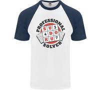 Maglietta Professionale Da Baseball S/S Divertente Per Uomini Sudoku