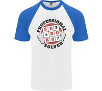 Maglietta Professionale Da Baseball S/S Divertente Per Uomini Sudoku