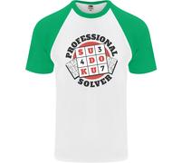 Maglietta Professionale Da Baseball S/S Divertente Per Uomini Sudoku