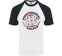 Maglietta Professionale Da Baseball S/S Divertente Per Uomini Sudoku
