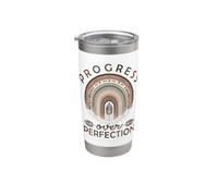 Maglietta "Progress Over Perfection" Special Ed Teacher Team SPED Bicchiere termico in acciaio inox doppia parete
