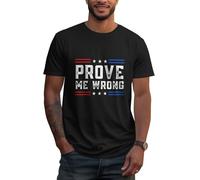 Maglietta Prove Me Wrong Charlie Kirk T-Shirt Nera
