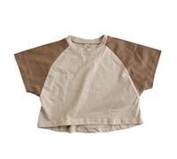 Maglietta Ragazzo 14 Anni - Magliette estive per Bambini a Maniche Corte con Scollo Rotondo comode e morbide da Indossare Tutti i Giorni per Bambini e Ragazzi per la Scuola Il Parco (Coffee 130)