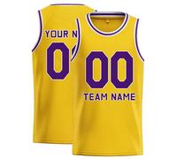 Maglietta Ragazzo 16 Anni,La Canotta Da Allenamento Per Ragazzi è Stampata Con Il Logo Della Squadra Il Nome Della Squadra Di Basket E Il Numero Di Allenamento Della Squadra Di Baseball Dal 2 Al 13