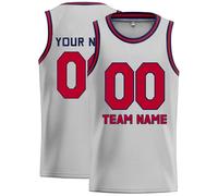 Maglietta Ragazzo 16 Anni,La Canotta Da Allenamento Per Ragazzi è Stampata Con Il Logo Della Squadra Il Nome Della Squadra Di Basket E Il Numero Di Allenamento Della Squadra Di Baseball Dal 2 Al 13