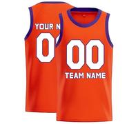 Maglietta Ragazzo Casual,La Canotta Da Allenamento Per Ragazzi è Stampata Con Il Logo Della Squadra Il Nome Della Squadra Di Basket E Il Numero Di Allenamento Della Squadra Di Baseball Dal 2 Al 13