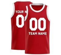 Maglietta Ragazzo Casual,La Canotta Da Allenamento Per Ragazzi è Stampata Con Il Logo Della Squadra Il Nome Della Squadra Di Basket E Il Numero Di Allenamento Della Squadra Di Baseball Dal 2 Al 13