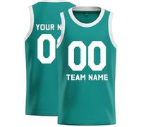 Maglietta Ragazzo Casual,La Canotta Da Allenamento Per Ragazzi è Stampata Con Il Logo Della Squadra Il Nome Della Squadra Di Basket E Il Numero Di Allenamento Della Squadra Di Baseball Dal 2 Al 13