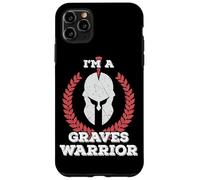 Maglietta regalo con scritta "I'm a Graves Warrior Graves Disease Awareness" Custodia per iPhone 11 Pro Max