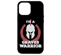 Maglietta regalo con scritta "I'm a Graves Warrior Graves Disease Awareness" Custodia per iPhone 12 Pro Max