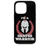 Maglietta regalo con scritta "I'm a Graves Warrior Graves Disease Awareness" Custodia per iPhone 13 Pro