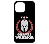 Maglietta regalo con scritta "I'm a Graves Warrior Graves Disease Awareness" Custodia per iPhone 13 Pro Max
