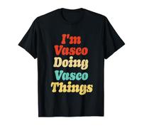 Maglietta Regalo di Compleanno con Nome I'm Vasco Doing Vasco Things Maglietta