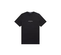 Maglietta ricamata Fred Perry Noir M