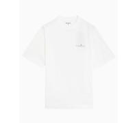 Carhartt Wip, ,Tops ,Uomo ,Bianco ,S S/S WIP Label T-Shirt