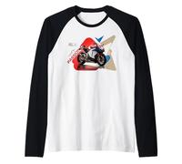Maglietta Ride with Passion L'Ultima Avventura su Due Ruote Maglia con Maniche Raglan
