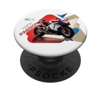 Maglietta Ride With Passion L'ultima avventura su due ruote PopSockets PopGrip Adesivo