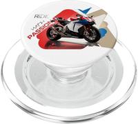 Maglietta Ride With Passion L'ultima avventura su due ruote PopSockets PopGrip per MagSafe