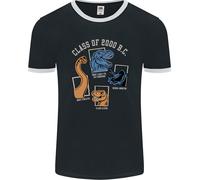 Maglietta Ringer T-Rex Divertente Uomo Class Di 2000 A.C. FotL