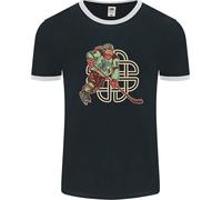 Maglietta Ringer Uomo Hockey Su Ghiaccio St. Patrick's Day FotL