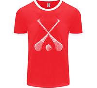 Maglietta Ringer Uomo Hurling Bats E Ball FotL