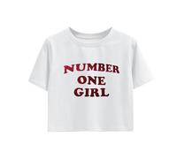 Maglietta Ro-se Album Number One Girl 2024 Maglietta Merch Support Contton Camicie Stile Top Star(A White,L)