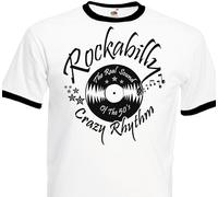Maglietta Rockabilly Crazy Rhythm - 50's Cinquanta 'N Retrò Vintage Oldies