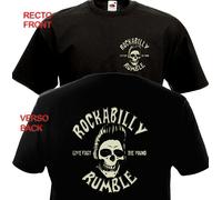 Maglietta Rockabilly Rumble - Teddy Ragazzo Teencats Riot Rockers Crazy Cavan