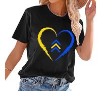 Maglietta rossa da donna Awareness maglietta ispiratrice con messaggio motivazionale per l'inclusione dell'educazione speciale al celibato, maglietta da donna con stampa, Nero , L