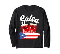 Maglietta Salsa de Puerto Rico, Salsa Dancing Maglia a Manica