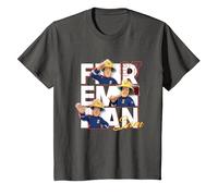 Maglietta Sam Il Pompiere per Bambino, Ufficiale, Sam 87 Maglietta, Bambini, Asfalto, 2 Anni