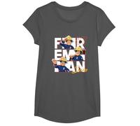 Maglietta Sam Il Pompiere per Bambino, Ufficiale, Sam 87 Maglietta, Ragazze, Asfalto, S