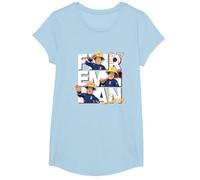 Maglietta Sam Il Pompiere per Bambino, Ufficiale, Sam 87 Maglietta, Ragazze, Celeste, XS