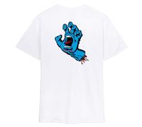 Maglietta Santa Cruz Screaming Hand Chest bianca taglia 2XL
