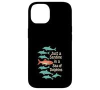 Maglietta Sardine Summer in latta Coastal Grandma Retro Beach Life Custodia per iPhone 14