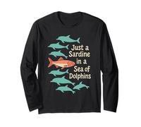 Maglietta Sardine Summer in Latta Coastal Grandma Retro Beach Life Maglia a Manica