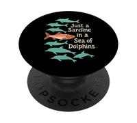 Maglietta Sardine Summer in latta Coastal Grandma Retro Beach Life PopSockets PopGrip Adesivo