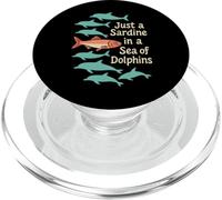 Maglietta Sardine Summer in latta Coastal Grandma Retro Beach Life PopSockets PopGrip per MagSafe
