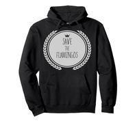 Maglietta Save The Flamingos Animal Flamingo Felpa con Cappuccio